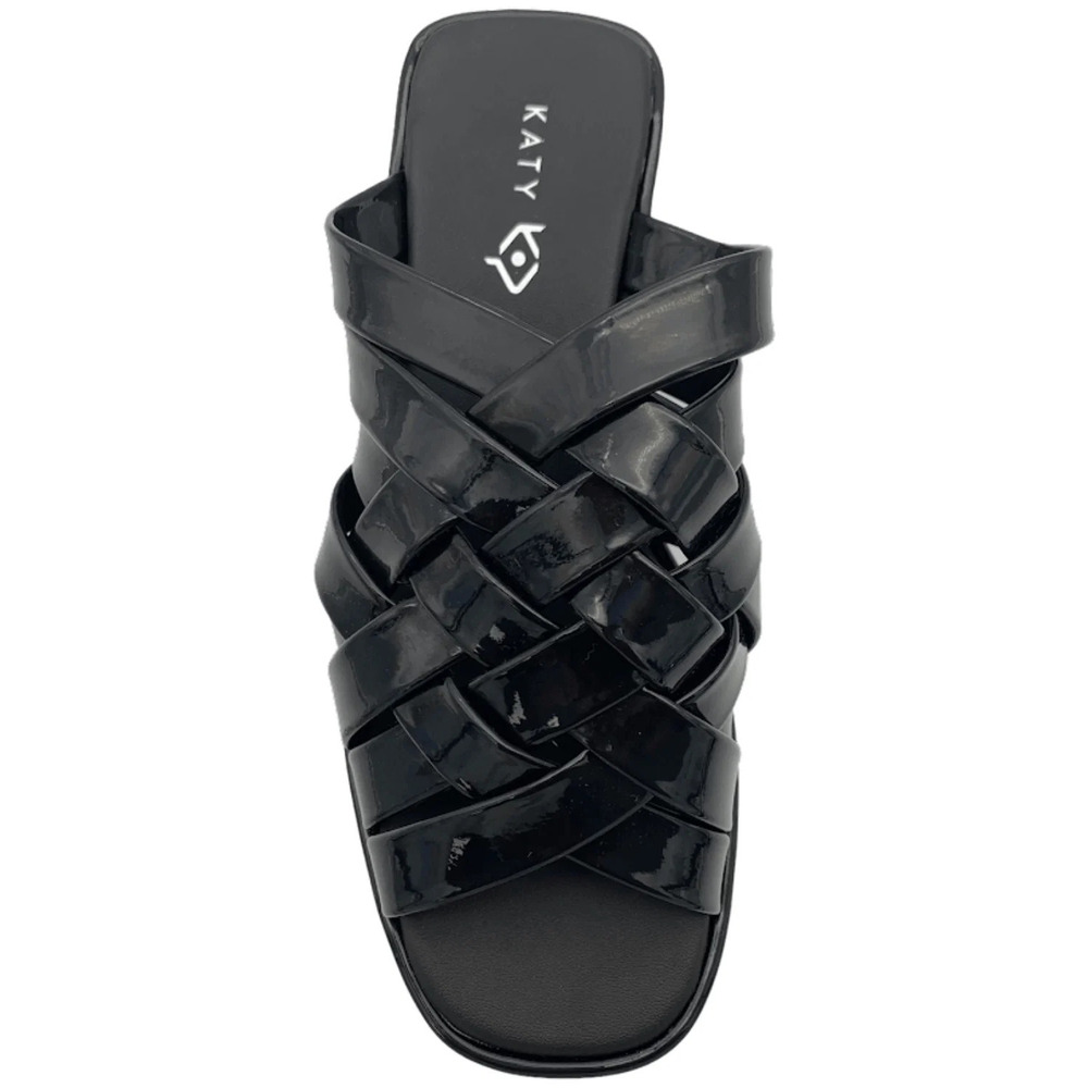 Katy Perry Criss Cross Platform Sandals The Busy Bee Black - Medium - Picture 3 of 3